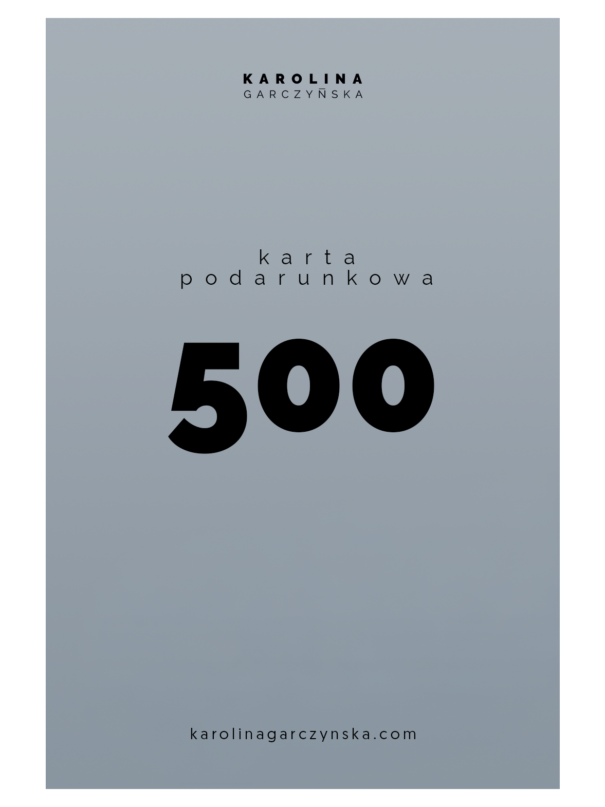 Karta podarunkowa 500 PLN