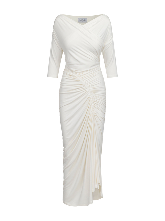 Sorella - Sukienka z dekoltem 3 w 1 AirJet ecru