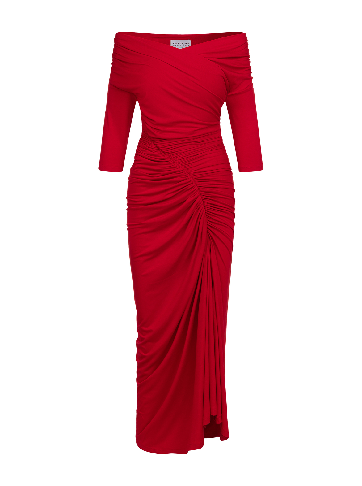 Sorella - Sukienka z dekoltem 3 w 1 ECOVERO™ czerwony