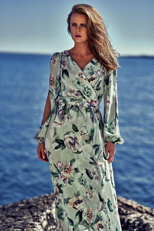 Bohemia - Sukienka maxi we wzorze Melody