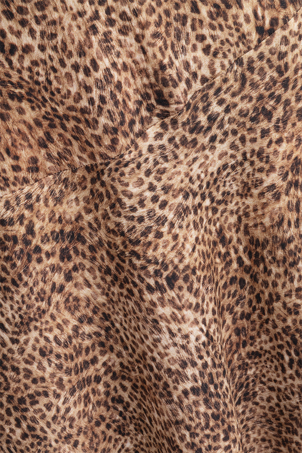 Gozo - Kopertowa sukienka mini z długim rękawem Safari