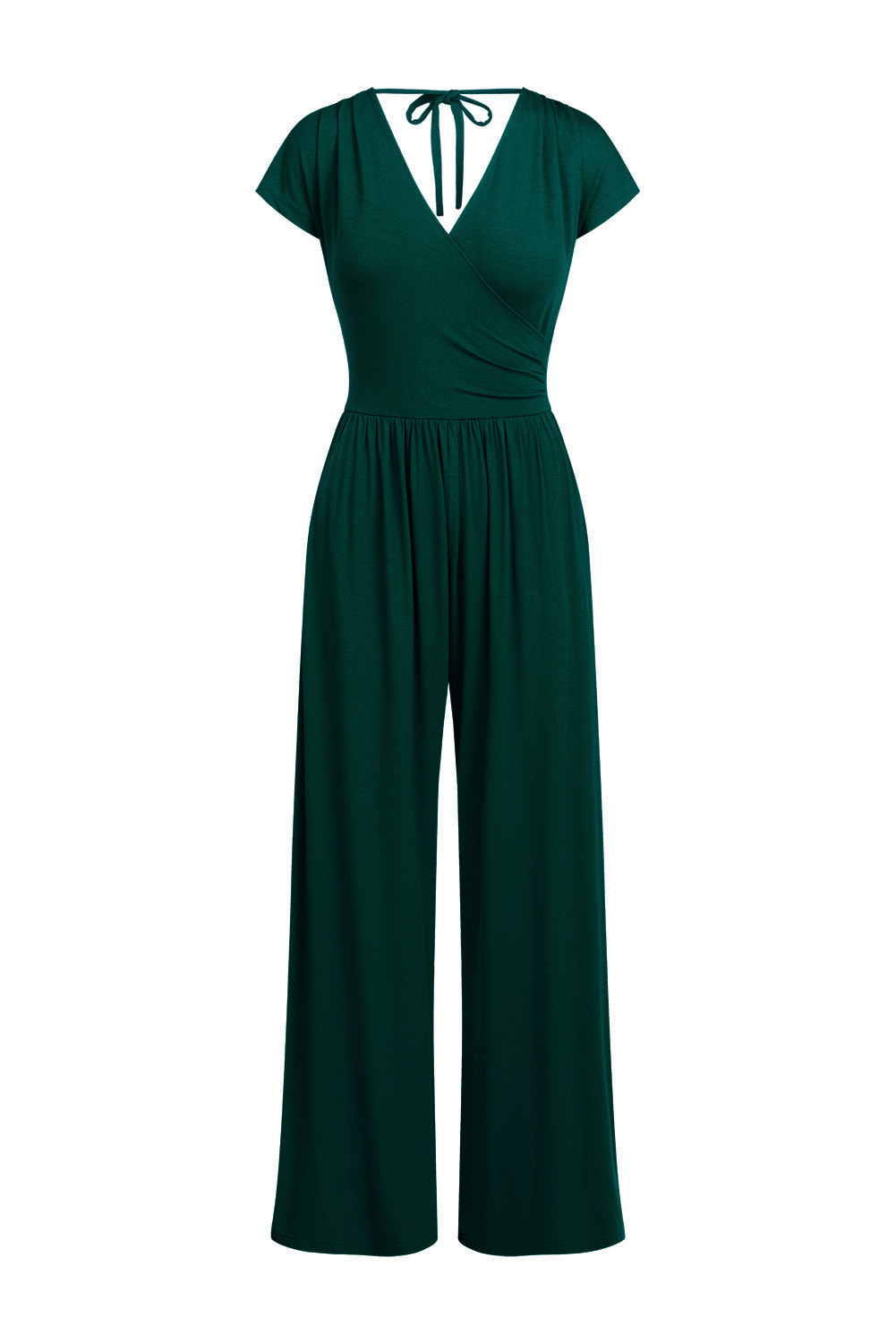 Muse - Kombinezon dzianinowy z szeroką nogawką AirJet butelkowy