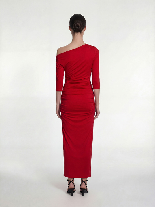 Sorella - Sukienka z dekoltem 3 w 1 ECOVERO™ czerwony