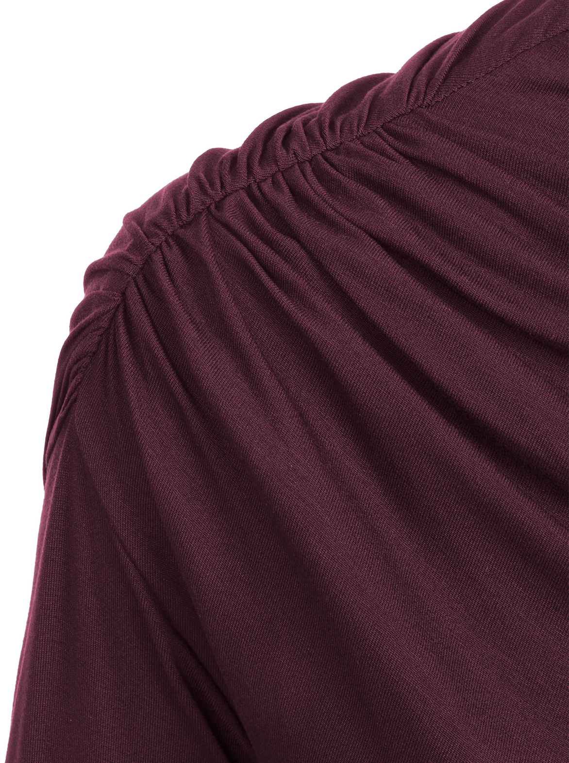 Corsica - Sukienka z przesuniętym marszczeniem ECOVERO™ blackberry