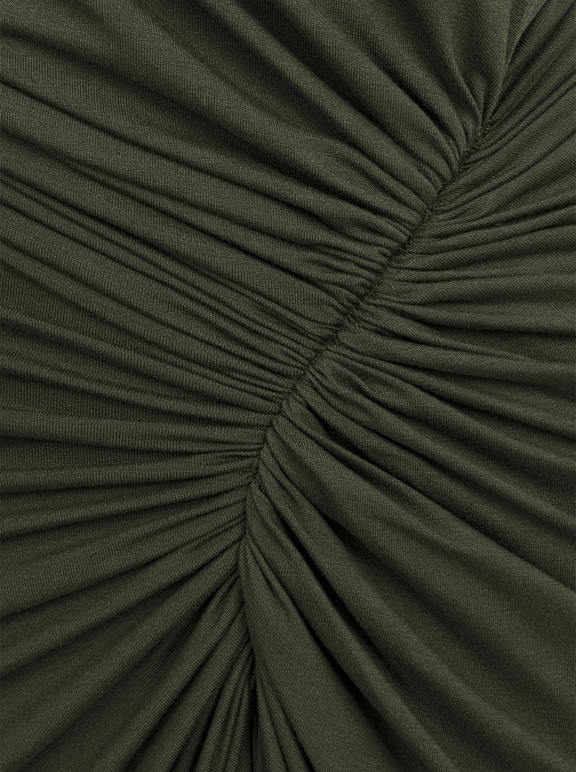 Corsica - Sukienka z przesuniętym marszczeniem ECOVERO™ oliwkowa