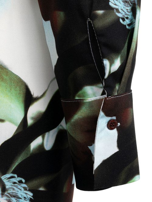 Nairobi - Rozpinana sukienka z marszczeniem Organic ECOVERO™