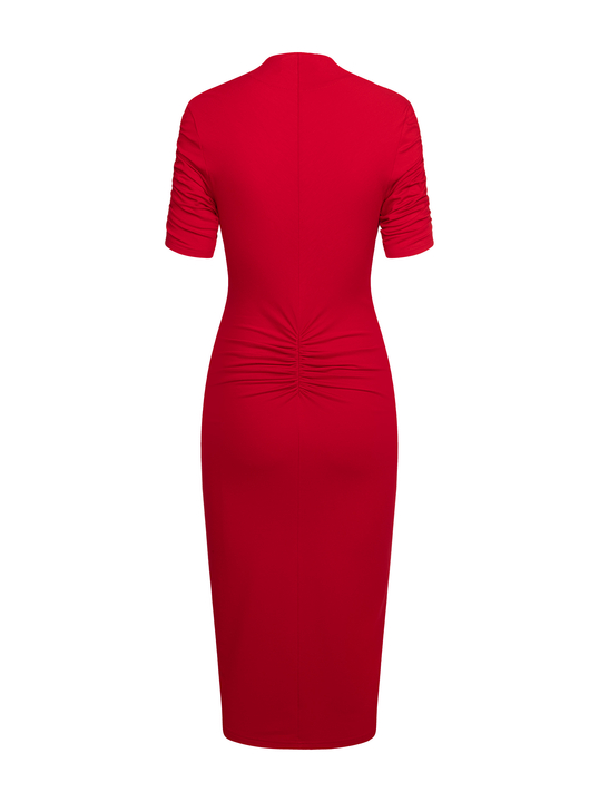 Vittoria midi - Sukienka formal comfort ECOVERO™ czerwona