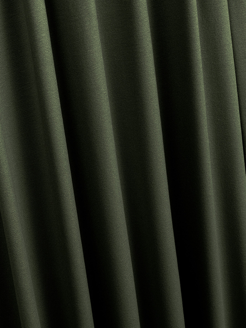 Montana - Spódnica maxi kolorze ciemnej oliwki ECOVERO™