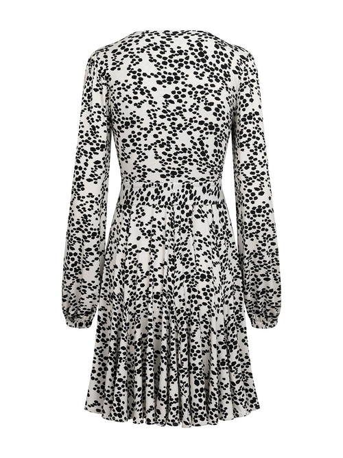 Gaja Mini - Sukienka z godetami we wzorze Cruella en Chic