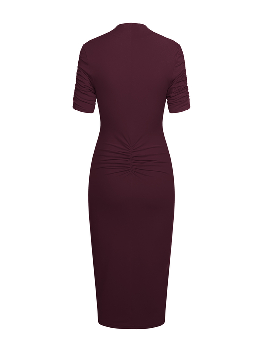 Vittoria midi - Sukienka formal comfort ECOVERO™ blackberry