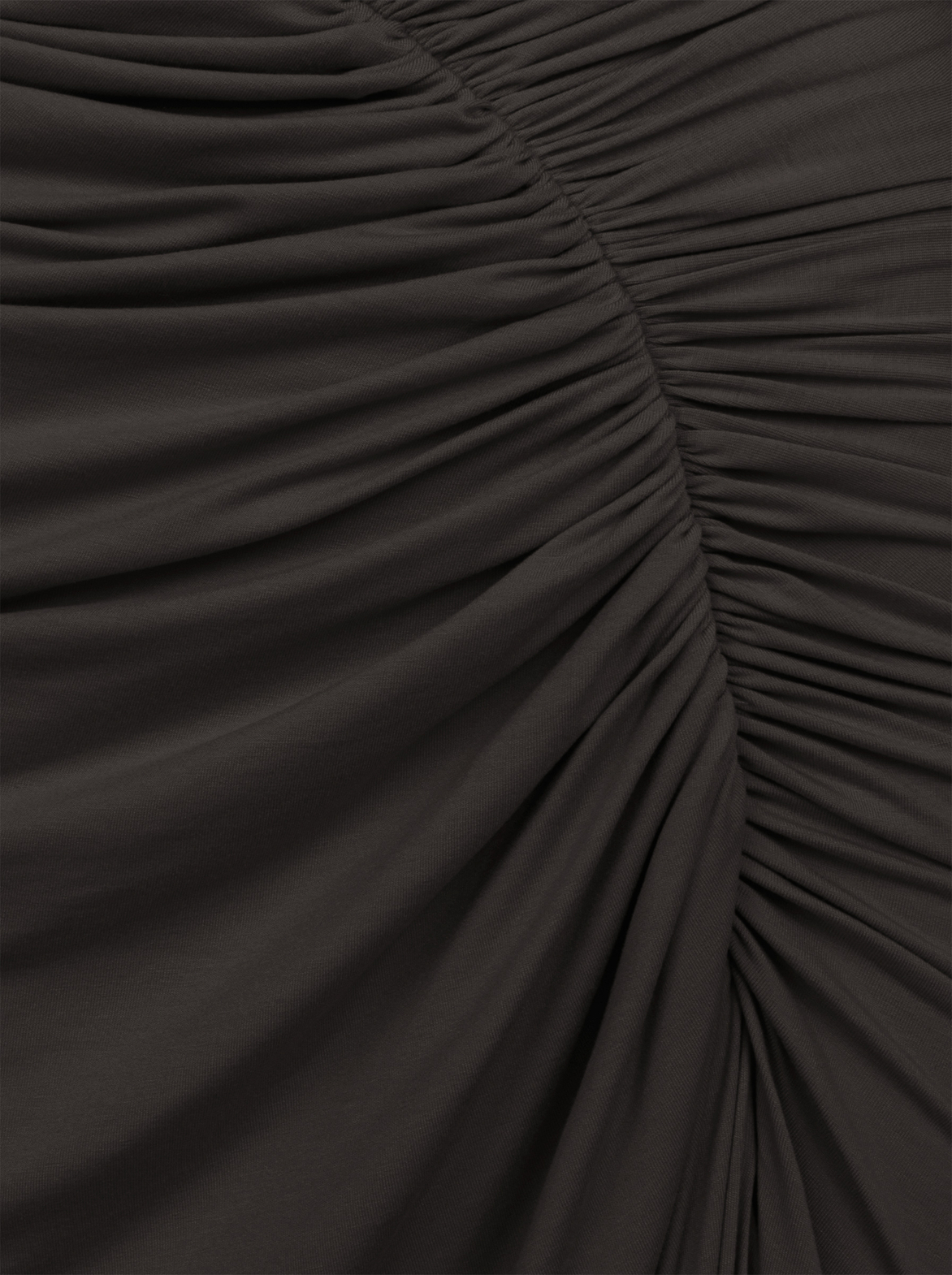 Sorella - Sukienka z dekoltem 3 w 1 ECOVERO™ gorzka czekolada