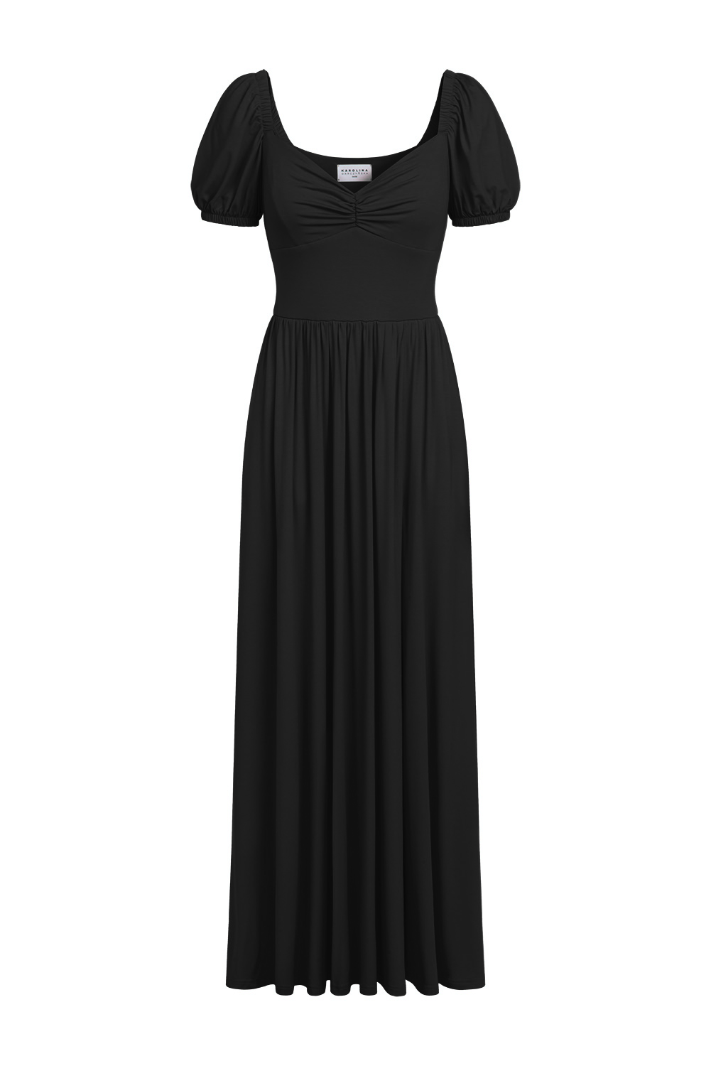 Opera - Czarna sukienka z dekoltem sweetheart