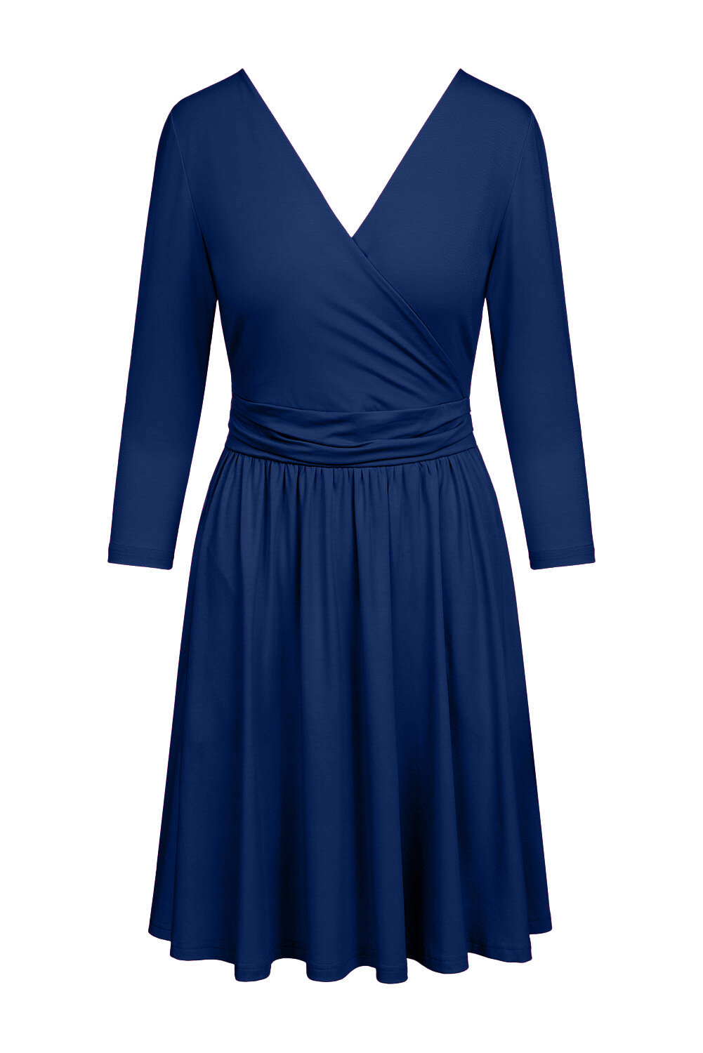 Rosa Mini - Sukienka z dekoltem na przodzie i plecach PANTONE Blue Depths