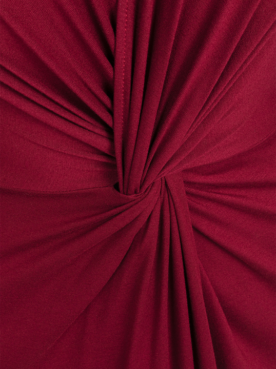 Venice maxi - Sukienka z przełożeniem ECOVERO™ bordowa