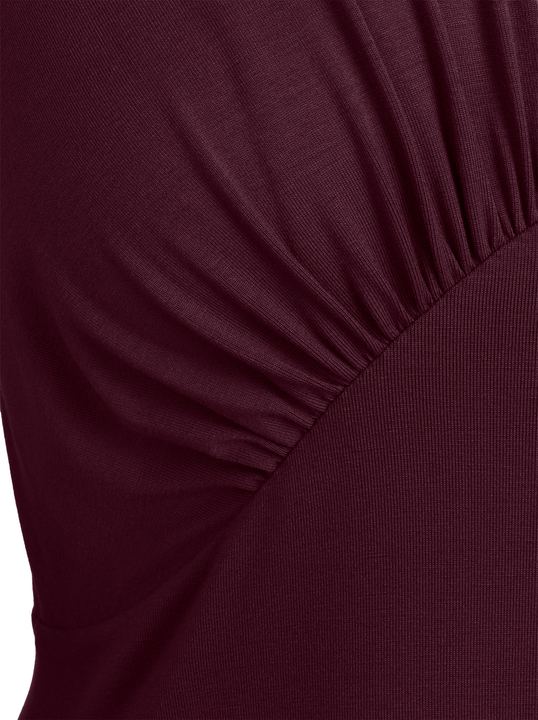 Kate - Klasyczna sukienka fit & flare ECOVERO™ blackberry