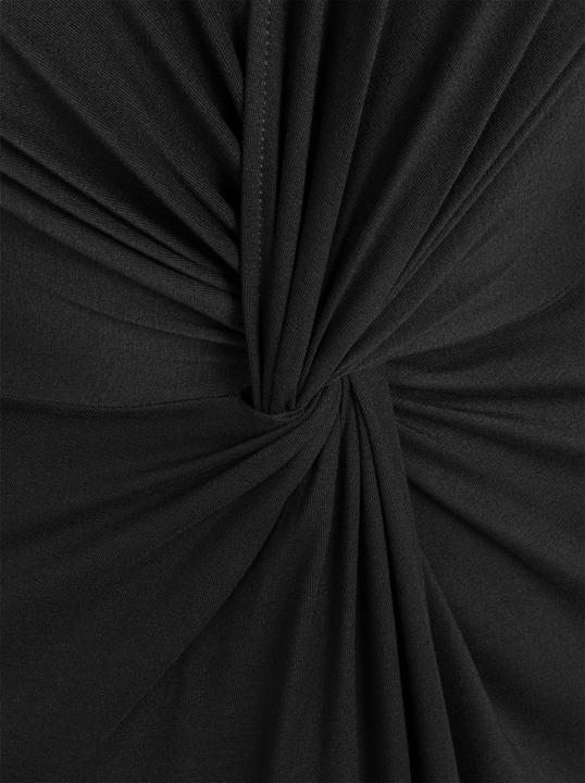 Venice maxi - Sukienka z przełożeniem ECOVERO™ czarna