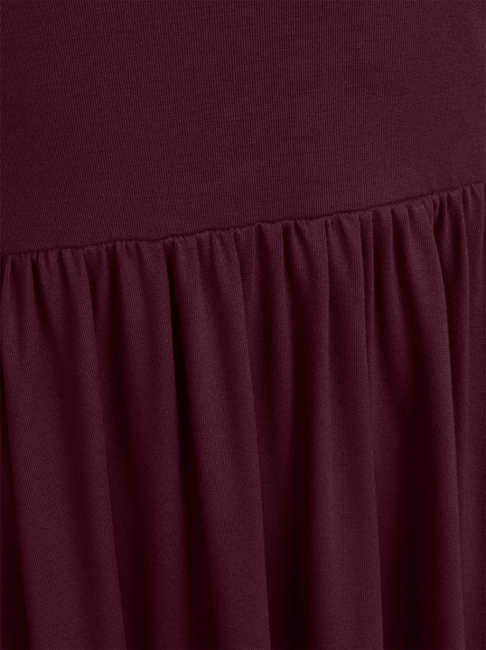 Kate - Klasyczna sukienka fit & flare ECOVERO™ blackberry