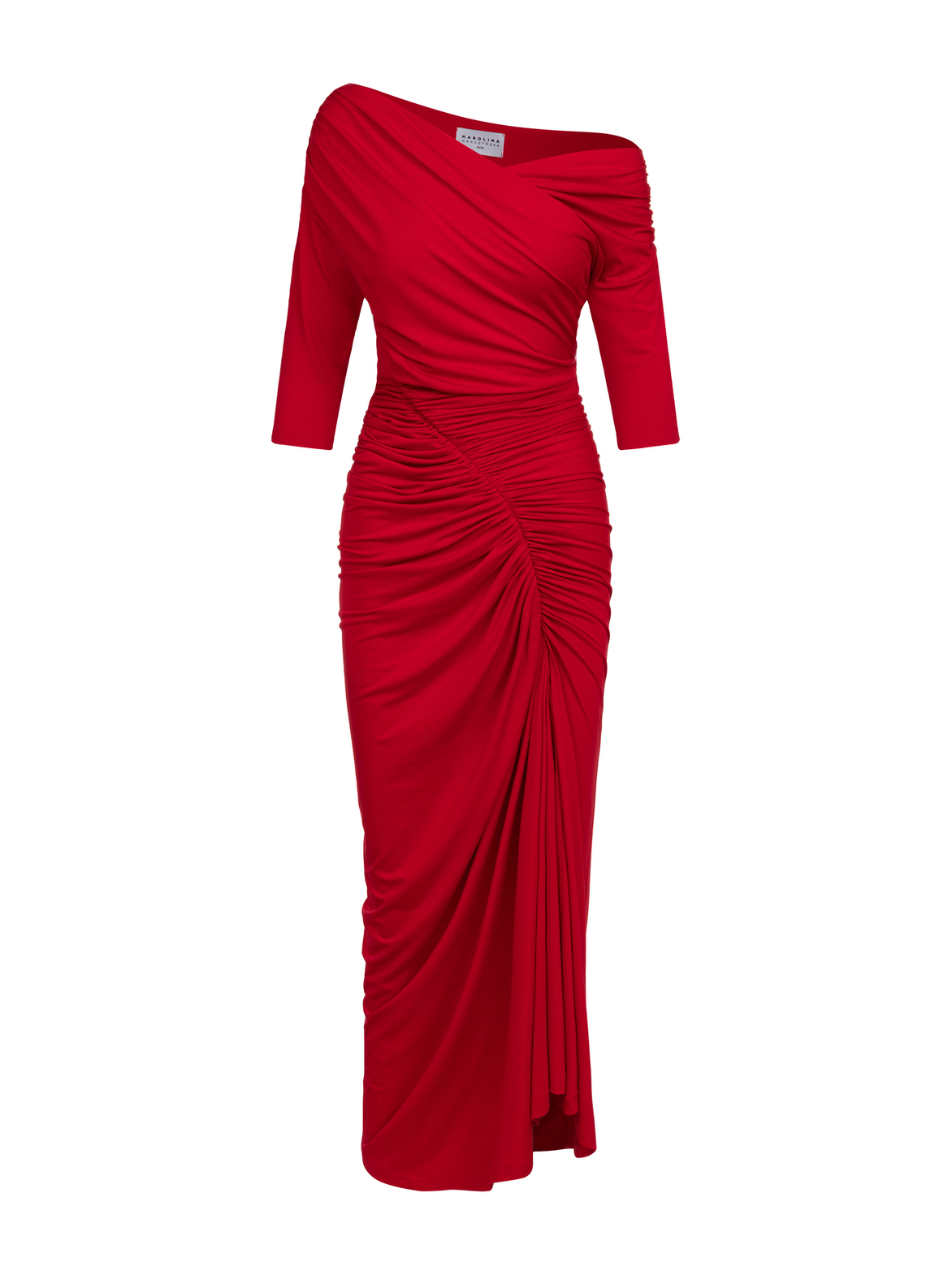 Sorella - Sukienka z dekoltem 3 w 1 ECOVERO™ czerwony