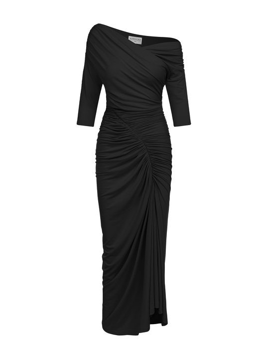 Sorella - Sukienka z dekoltem 3 w 1 ECOVERO™ czarny