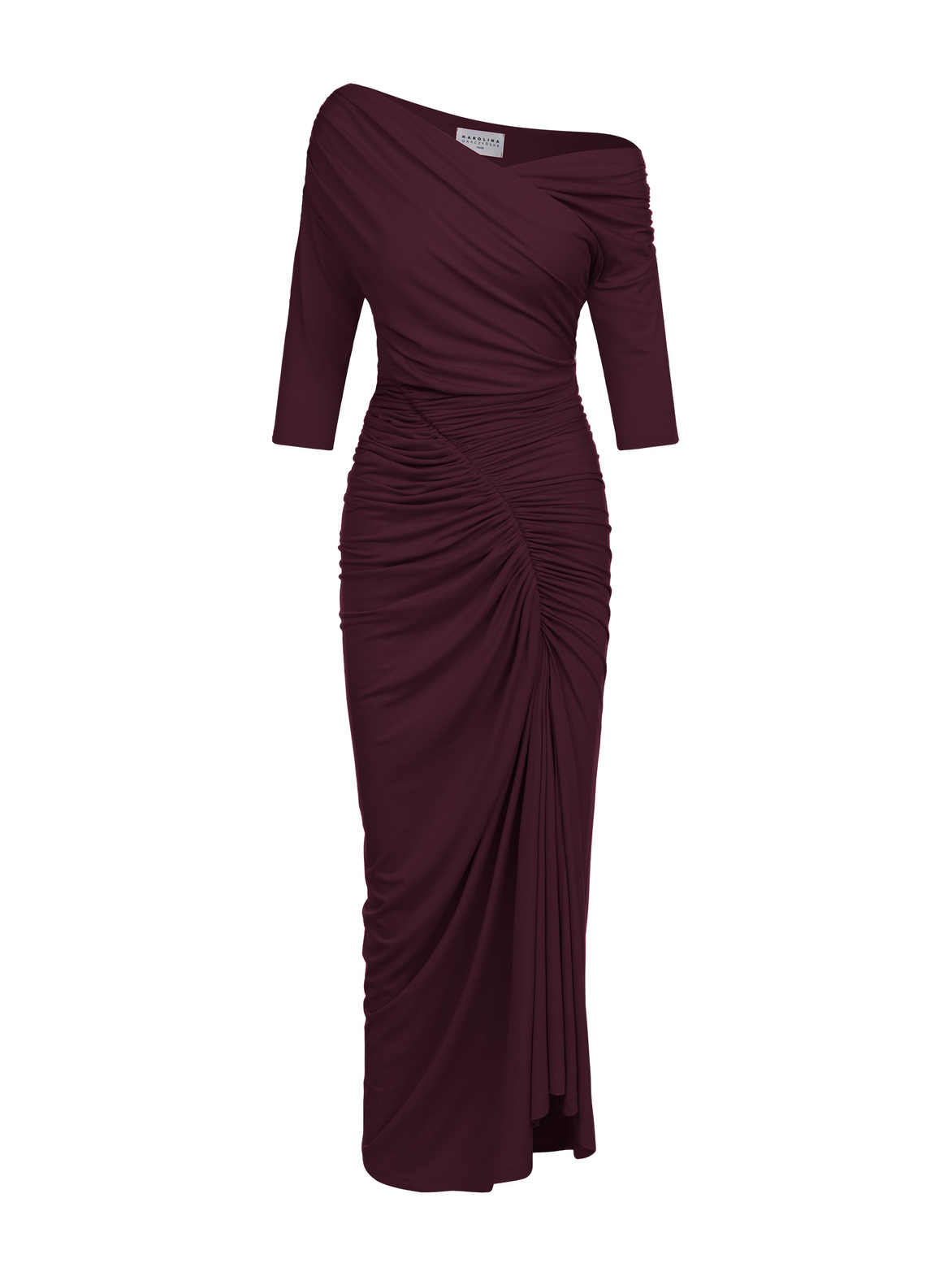 Sorella - Sukienka z dekoltem 3 w 1 ECOVERO™ blackberry