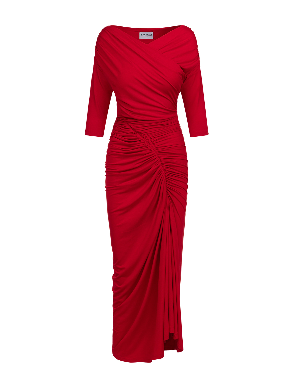 Sorella - Sukienka z dekoltem 3 w 1 ECOVERO™ czerwony