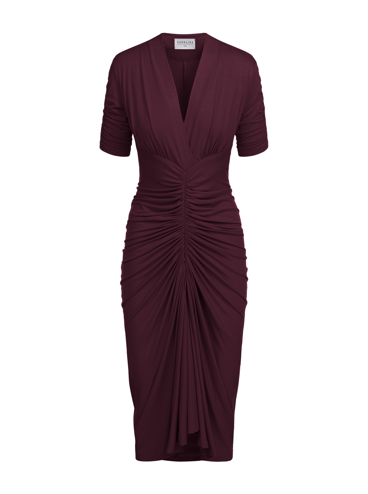 Vittoria midi - Sukienka formal comfort ECOVERO™ blackberry