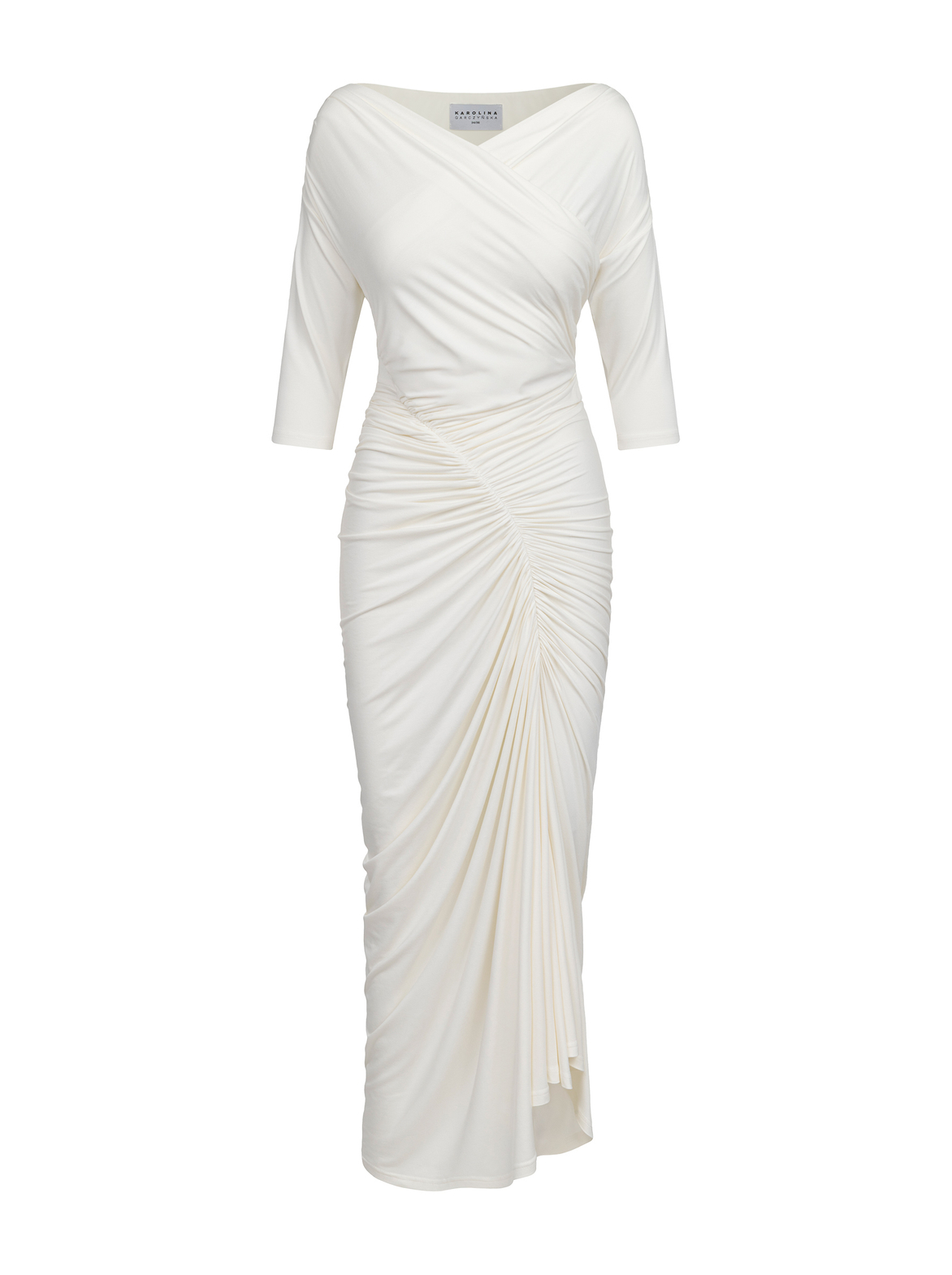 Sorella - Sukienka z dekoltem 3 w 1 AirJet ecru