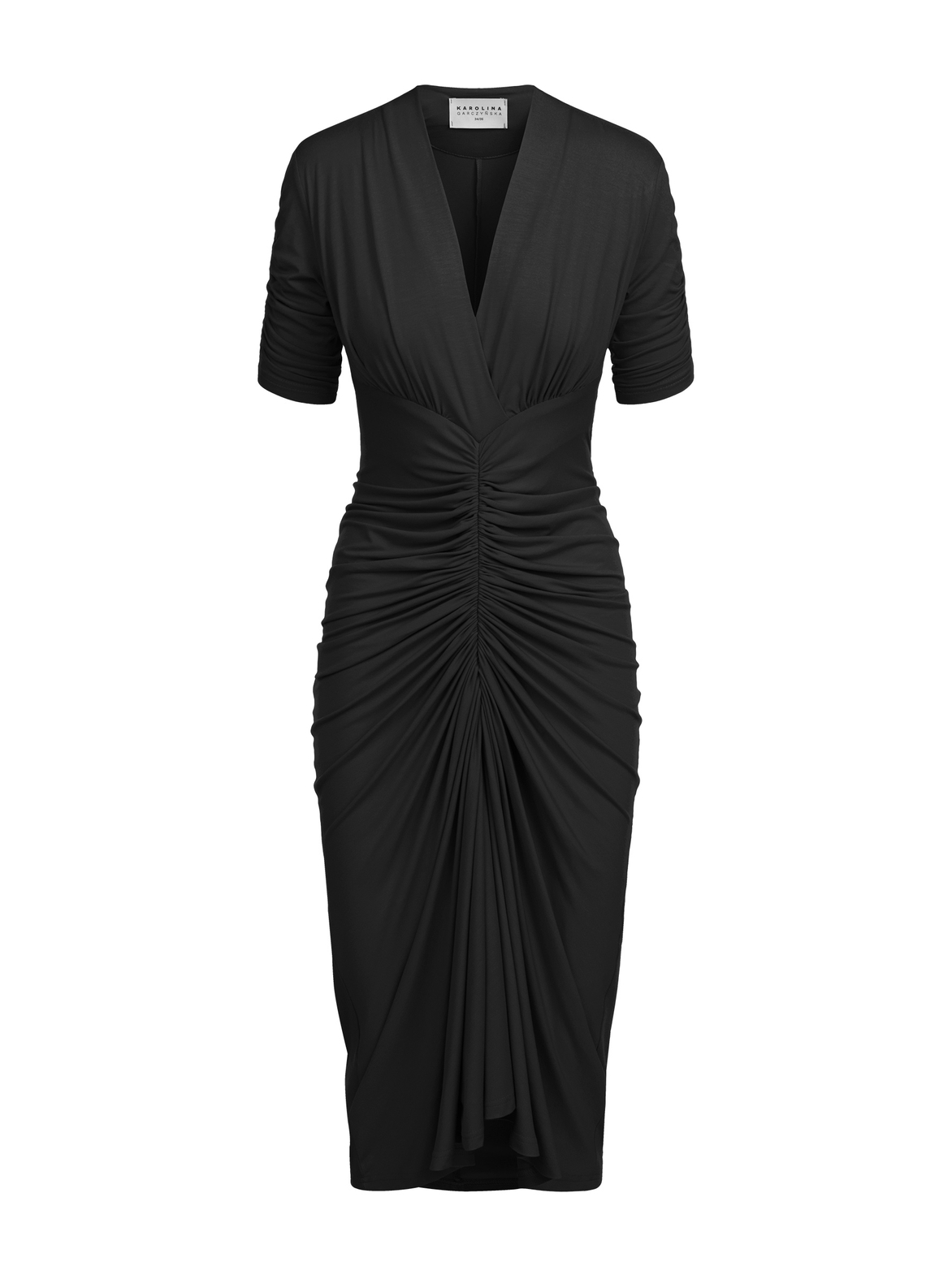 Vittoria midi - Sukienka formal comfort ECOVERO™ czarna