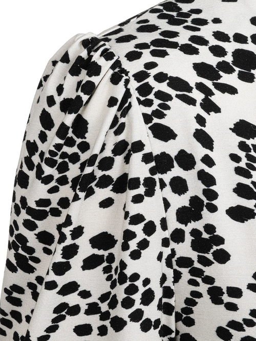 Gaja Mini - Sukienka z godetami we wzorze Cruella en Chic