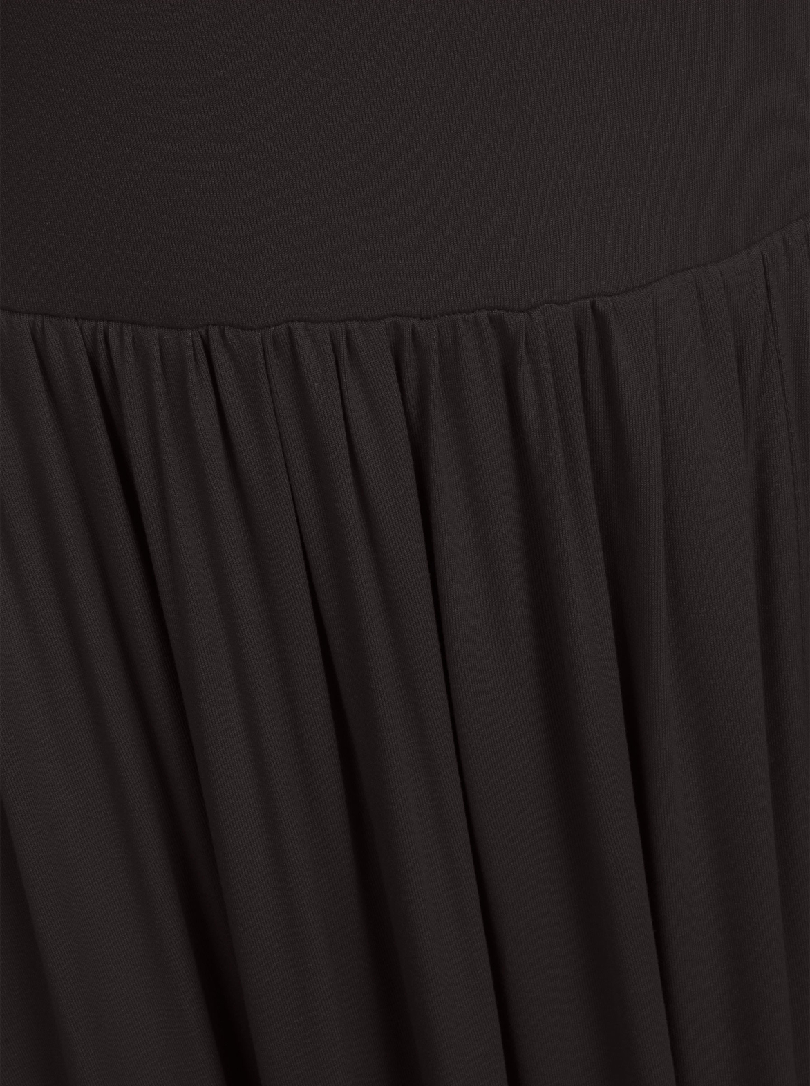 Opera - Sukienka soft drama ECOVERO™ gorzka czekolada