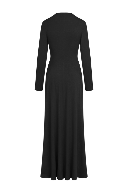 Venice Maxi - Czarna sukienka dla każdej kobiety ECOVERO™