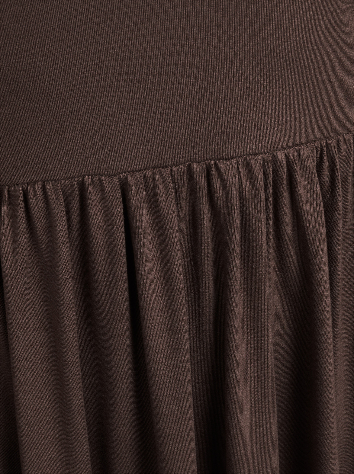 Kate - Klasyczna sukienka fit & flare AirJet orzechowy brąz