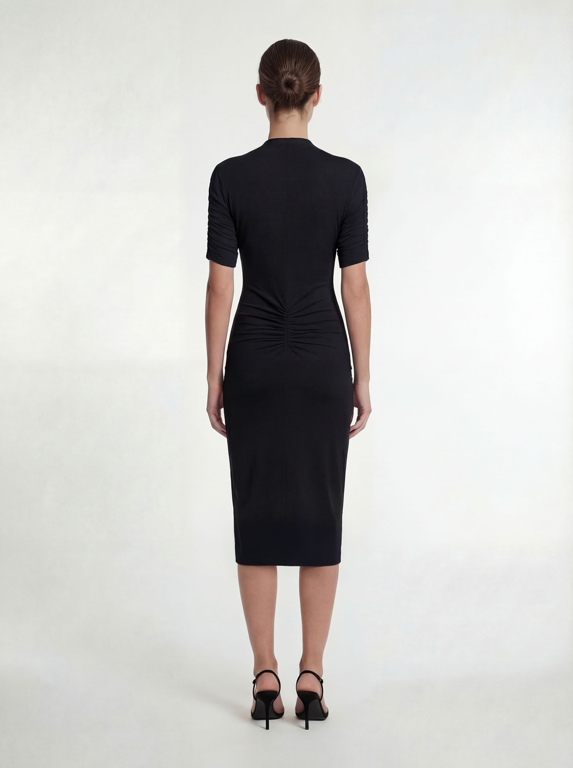 Vittoria midi - Sukienka formal comfort ECOVERO™ czarna