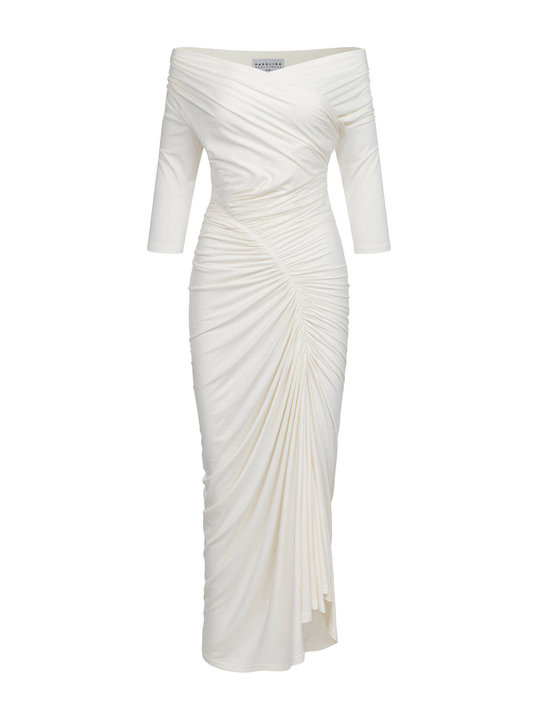 Sorella - Sukienka z dekoltem 3 w 1 AirJet ecru