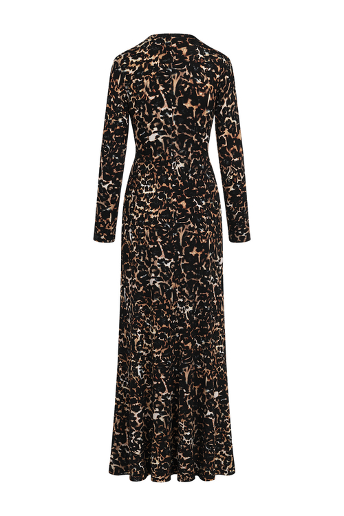 Venice Maxi - Sukienka dla każdej kobiety we wzór WilCat