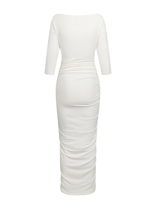 Sorella - Sukienka z dekoltem 3 w 1 AirJet ecru