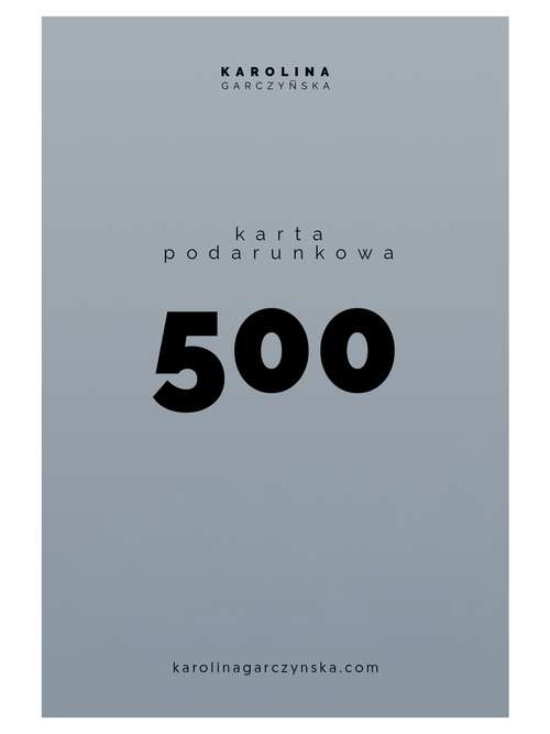 Karta podarunkowa 500 PLN