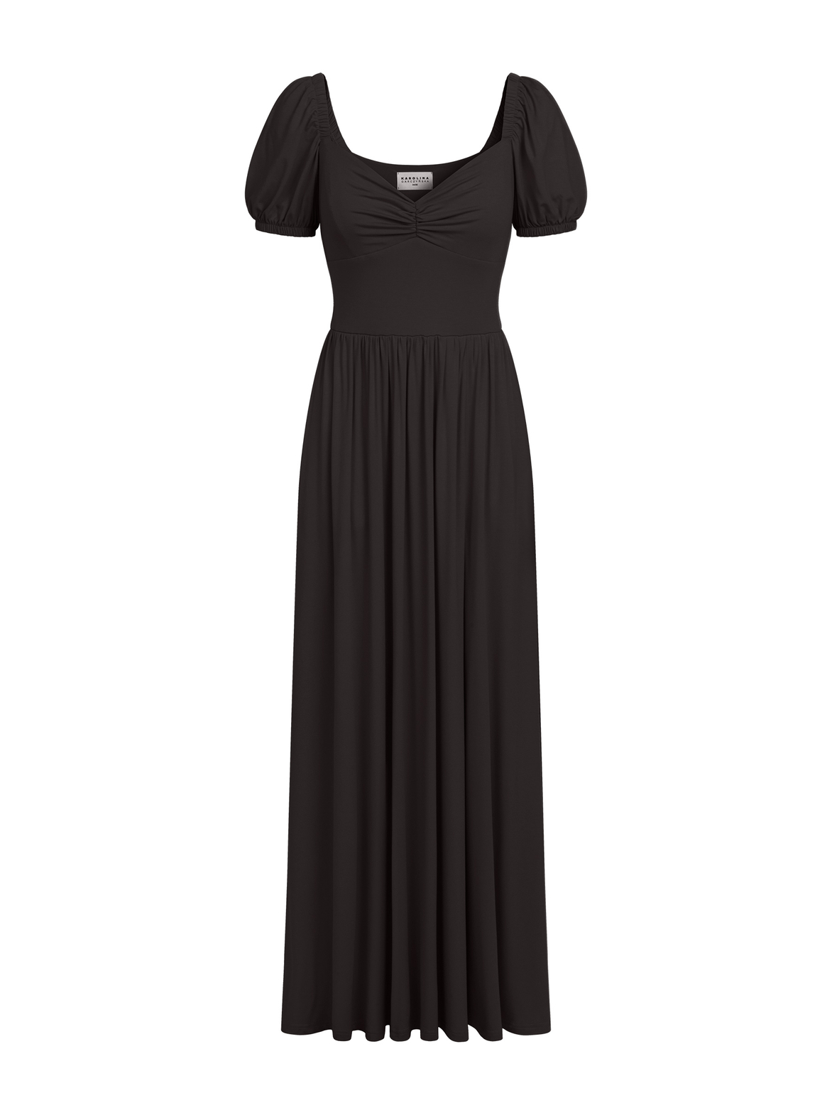 Opera - Sukienka soft drama ECOVERO™ gorzka czekolada