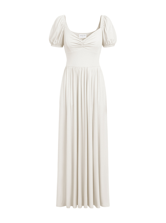 Opera - Sukienka soft drama AirJet ecru