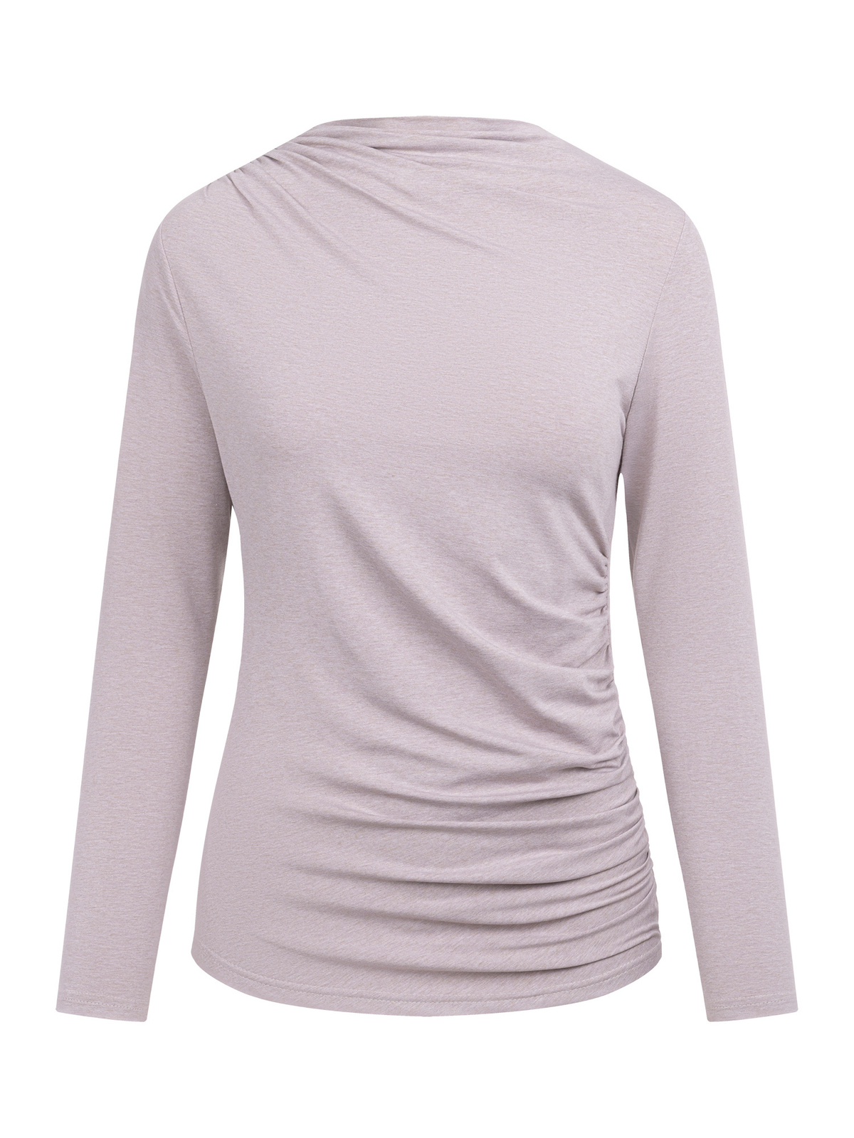 Austin - Melanżowa bluzka z marszczeniem w kolorze Old Rose