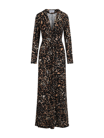 Venice Maxi - Sukienka dla każdej kobiety we wzór WilCat